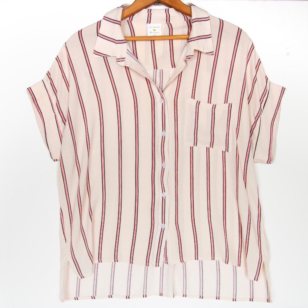 Pale Pink Button-up blouse